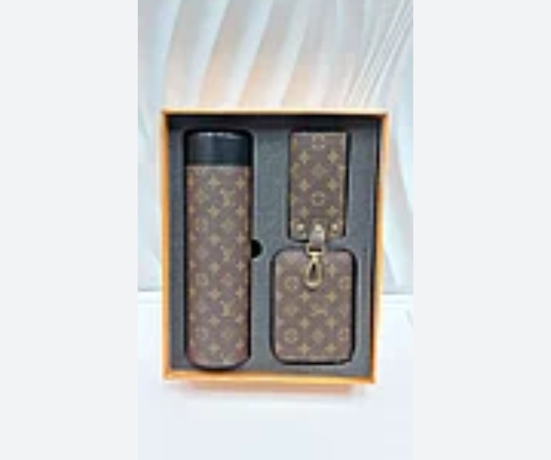 Thermos Tumbler & Wallet & Keyholder Set